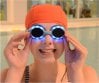 Blue Junior Swimming Goggles with Lights and Tango Orange Swimdana.jpg
