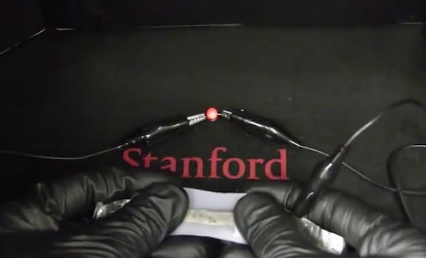 Stretchable battery developed by Stanford University.