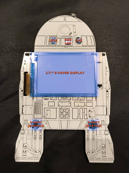 Build a Low-power R2-D2 Droid Badge With E-paper Display