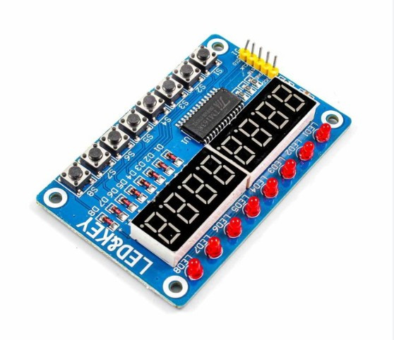 DIY Arduino VFO with AD9850 & TM1638 Pure Sine Wave Signal Generator ...