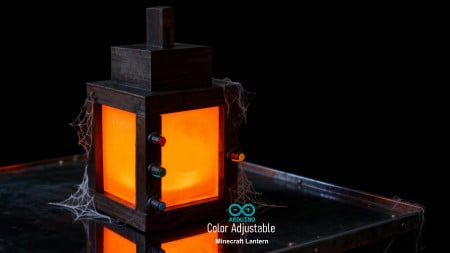 A Color Adjustable Minecraft Lantern