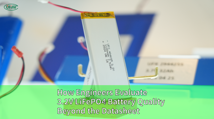 How Engineers Evaluate 3.2V LiFePO4 Battery Quality Beyond the Datasheet