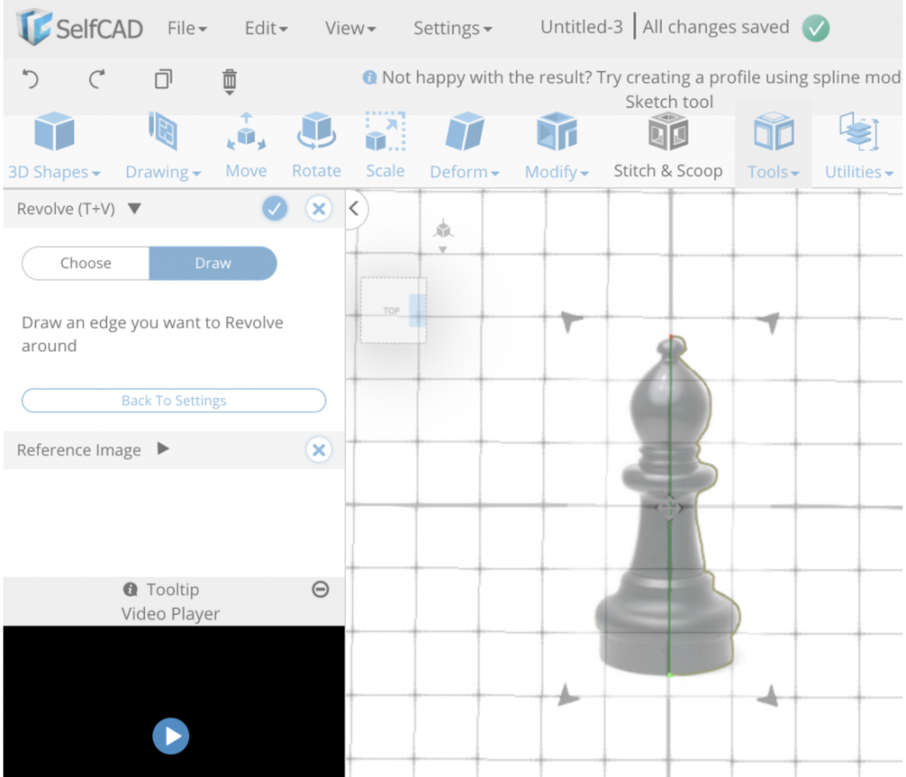 Learn How to Use SelfCAD's Revolve Tool | Custom | Maker Pro