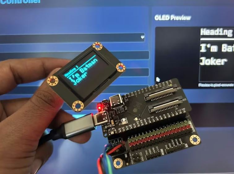 DFRobot FireBeetle ESP32-P4 OLED Controller | Arduino | Maker Pro