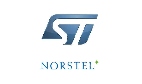 Norstel and STMicroelectronics logos.