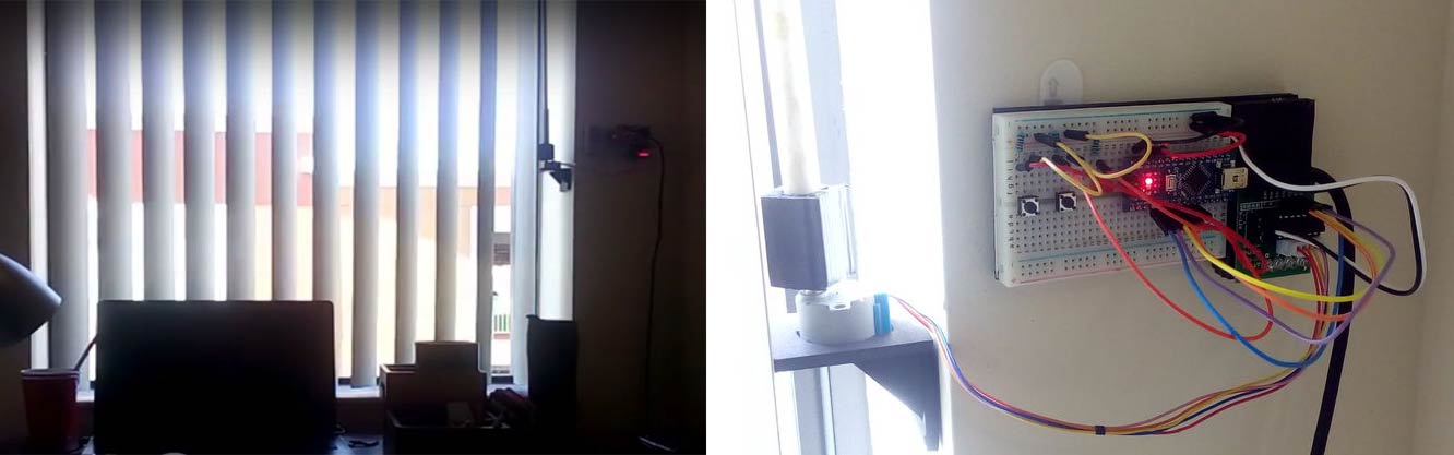 Automatic Curtain Opener and Closer Project Circuit