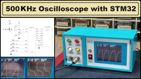 How to make Simple 500KHz Oscilloscope with STM32 ( Arduino IDE )