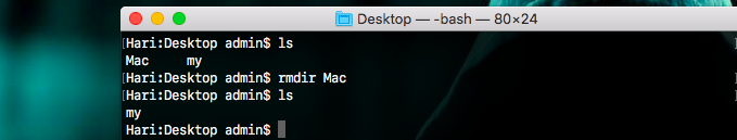 mac terminal commands delete file