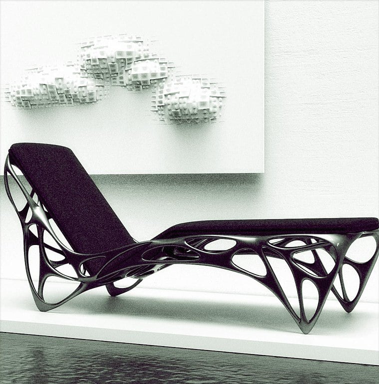 A generative design of a lounge chair.