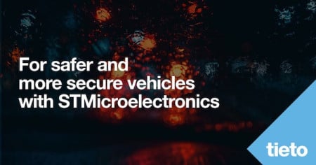 Tieto Partners with STMicroelectronics to Develop CCU Software for Automotive Processing Power and Cybersecurity Needs