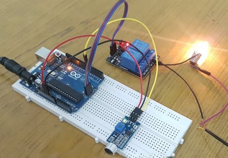 Arduino Whistle Detector Switch using Sound Sensor Module