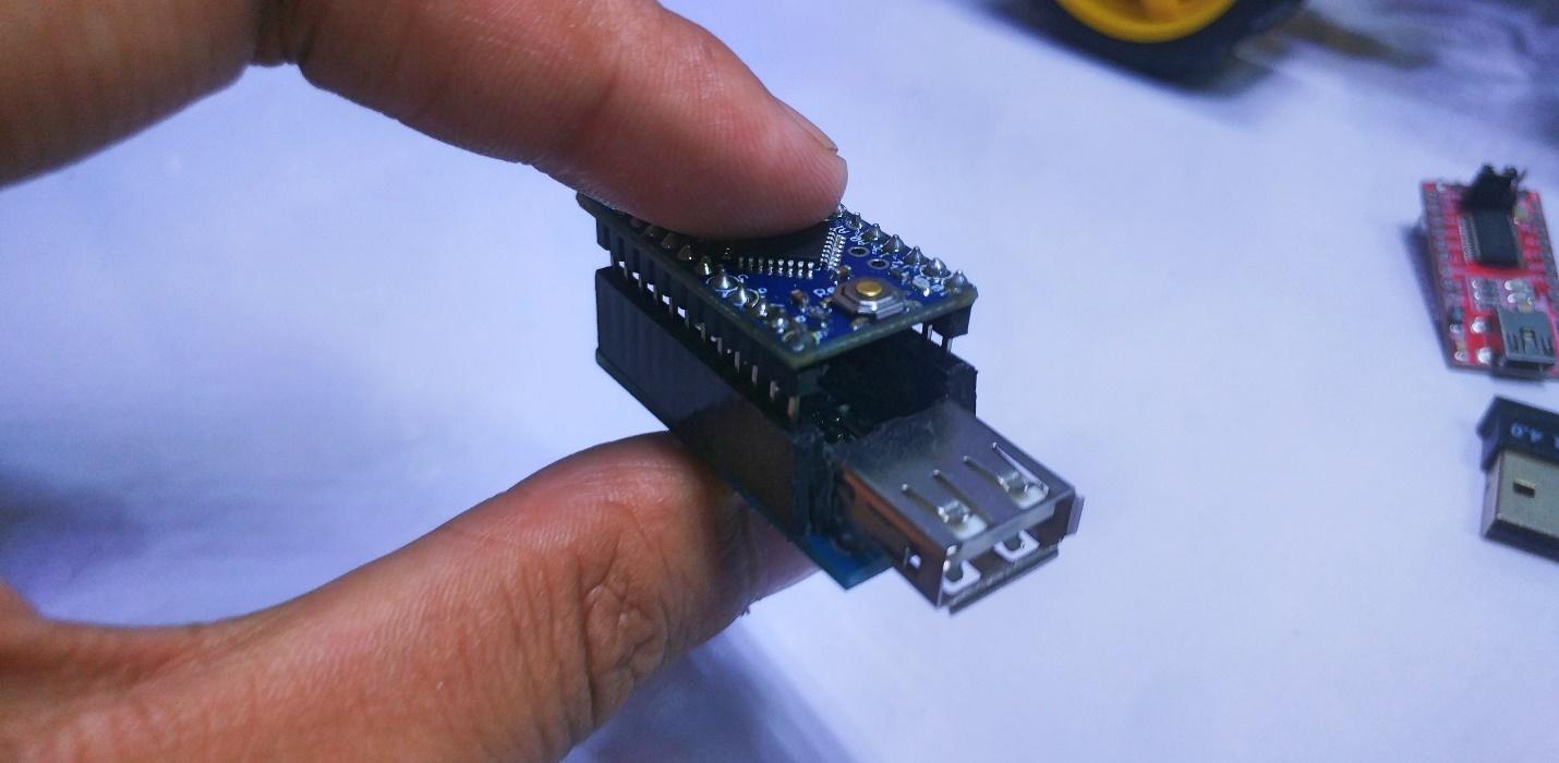 arduino pro mini and usb host shield