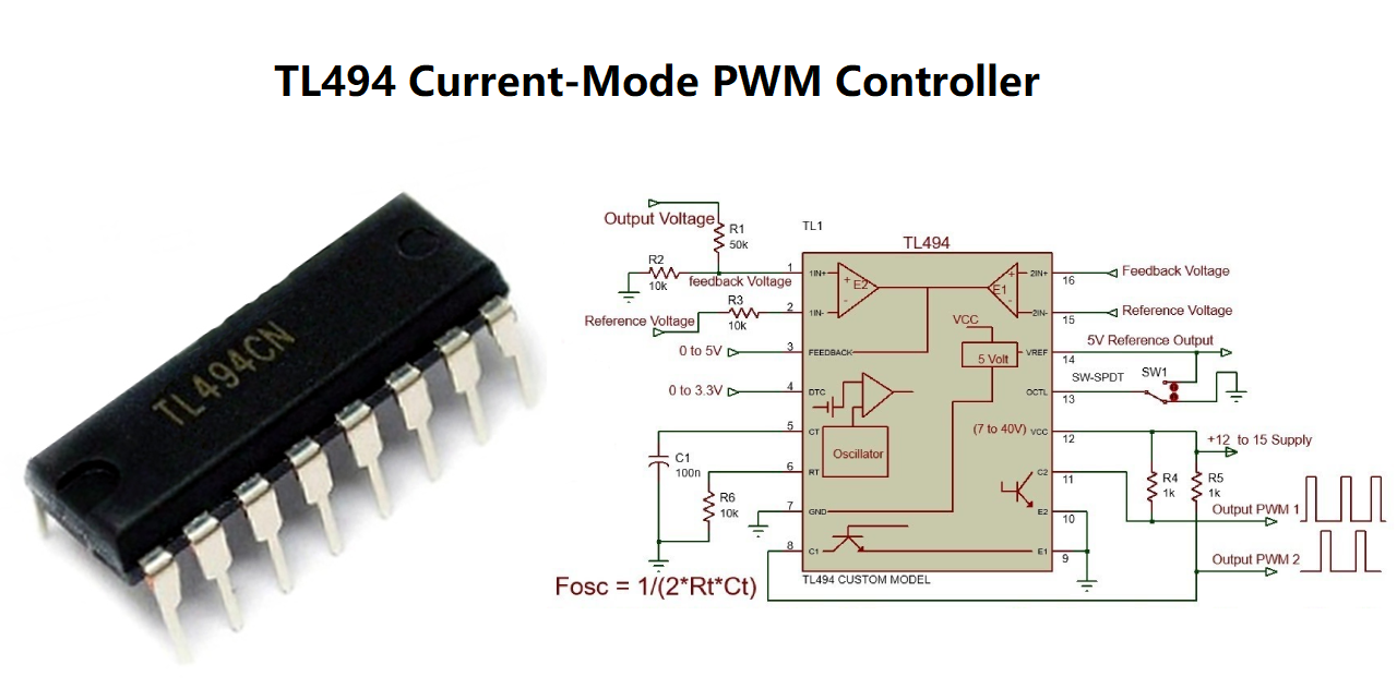  PWM Inverter Circuit using TL494