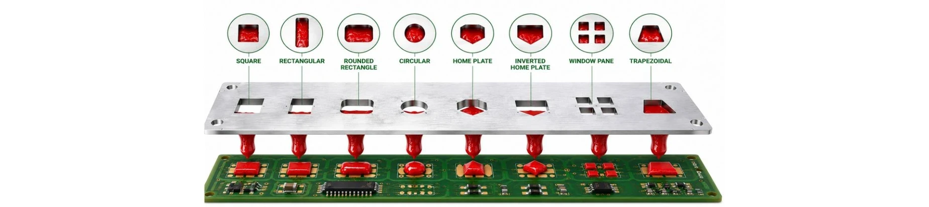 How Stencil Aperture Shape Affects Solder Paste Release in SMT Assembly