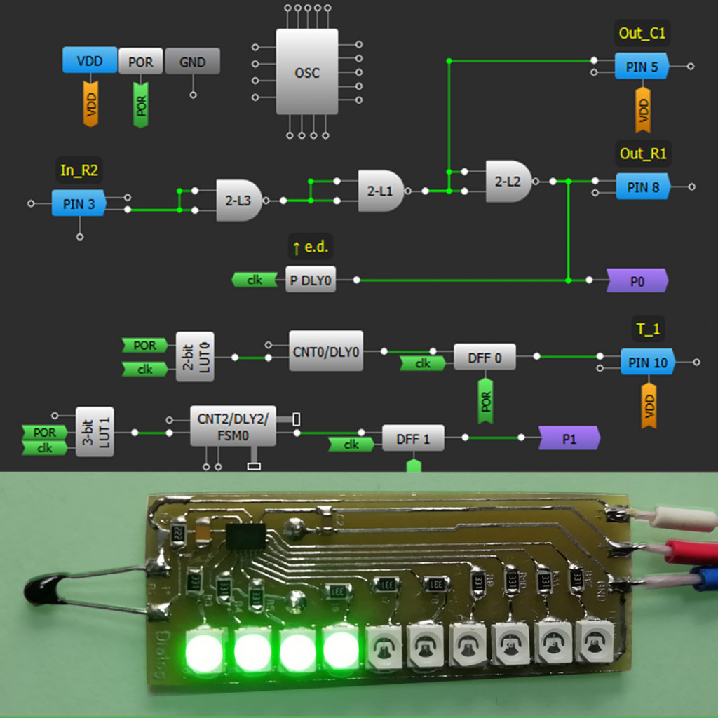Temperature to Frequency Conversion using GreenPAK™ Custom Maker Pro