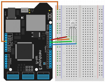 Remote Control an RGB LED via Netduino and Xamarin! | Netduino | Maker Pro