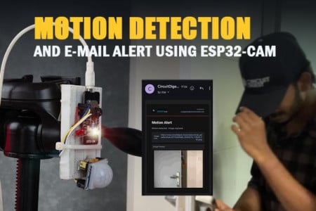 ESP32-CAM Email Alerts with Image Capture