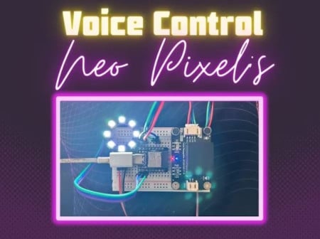Voice-Controlled Neo Pixels
