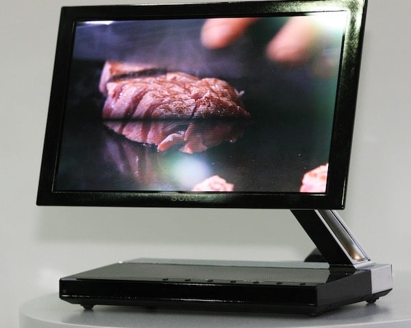 The first OLED TV display developed by Sony.