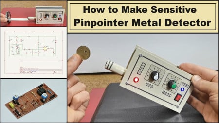DIY Simple  Sensitive Pinpointer Metal Detector