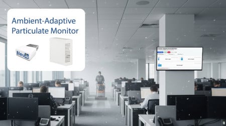 Ambient-Adaptive BLE Particulate Monitor (PM1.0 / PM2.5 / PM10) 