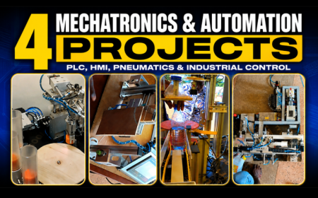 4 Mechatronics and Automation Projects, Quickly Explained