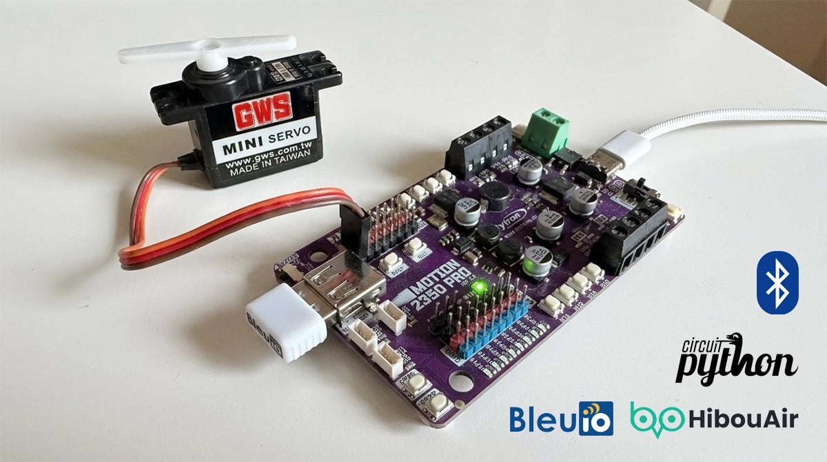 Scanning HibouAir Sensors with CircuitPython, BleuIO and the Cytron MOTION 2350 Pro