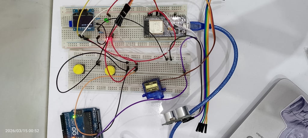 ESP32 Ultrasonic Radar System with Web-based Visualization | Everything ...