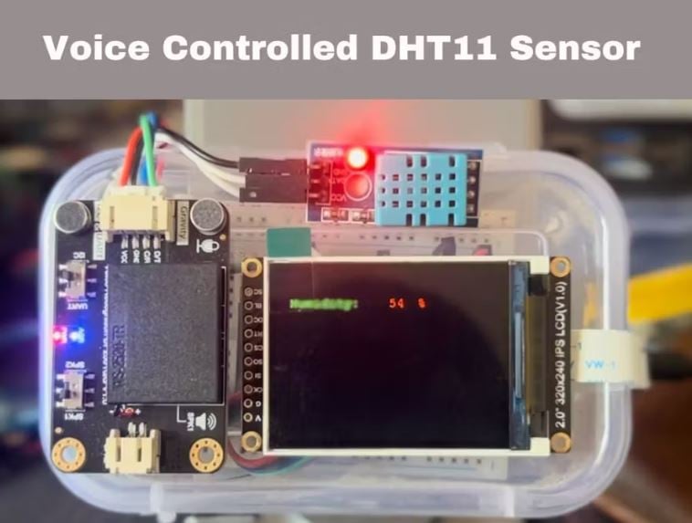 Voice Controlled DHT11 with DFRobot