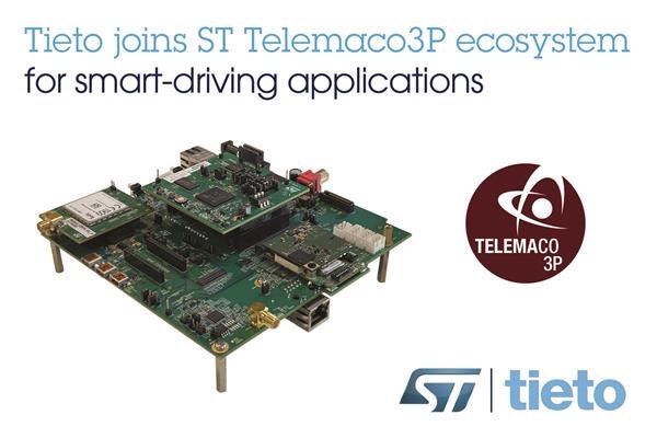 Tieto and STMicorelectronics ad for Telemaco3P ecosystem partnership. 