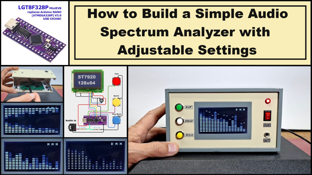 How to Build a Simple Audio Spectrum Analyzer with Adjustable Settings ...
