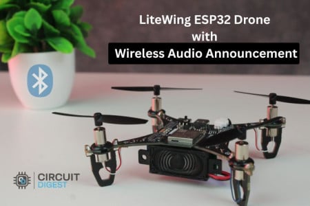 Flying Loudspeaker Drone Using ESP32 LiteWing