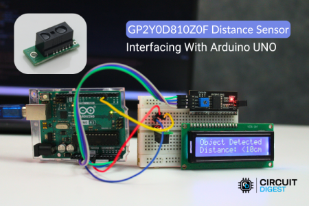 Arduino Distance Detection with GP2Y0D80Z0F Sensor