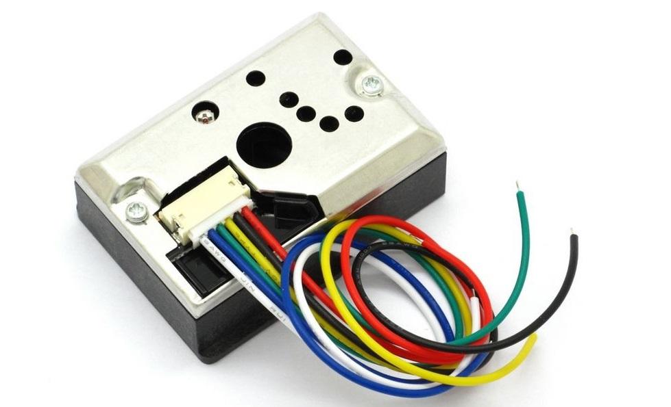 Color : 3# DIY GP2Y1051AU0F Dust Sensor Module PM2.5 Temperature Detection Development Board with Evaluation Display Z Durable 