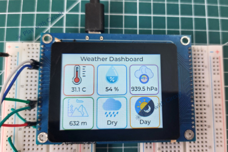 ESP32-S3 Based Weather Monitoring System with LVGL