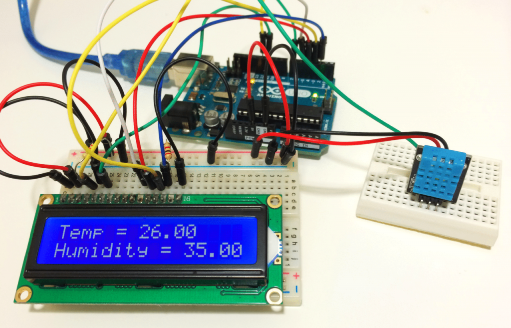 Humidity And Temperature Measurement Using Arduino Arduino Maker Pro 4632