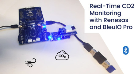 Real-Time CO2 Monitoring with Renesas EK-RA4M2 and RRH47000 CO2 Sensor