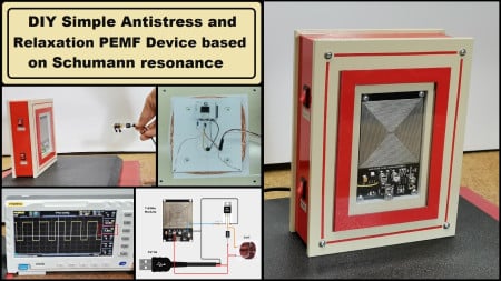 DIY Simple Antistress and Relaxation PEMF Device based on Schumannn resonance frequency 7.83 Hz