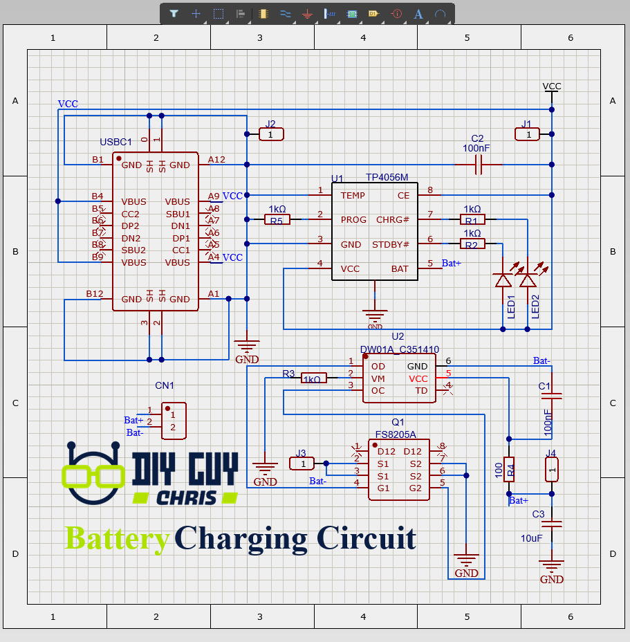 DIY Protected Lithium Battery Charger (TP4056) | Analog | Maker Pro
