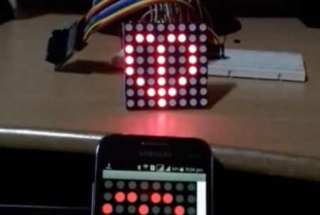 How to Make an Arduino LED Matrix Controlled by an Android App and GreenPAK's I2C