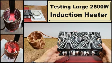 Testing 2500W Large Induction Heater