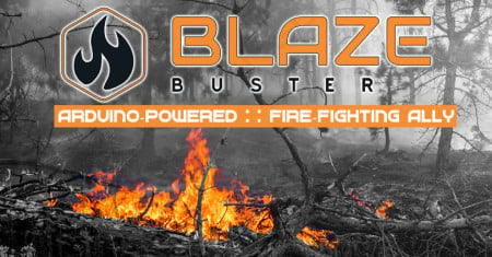 Blaze Buster | Arduino Powered Fire Fighting Bot