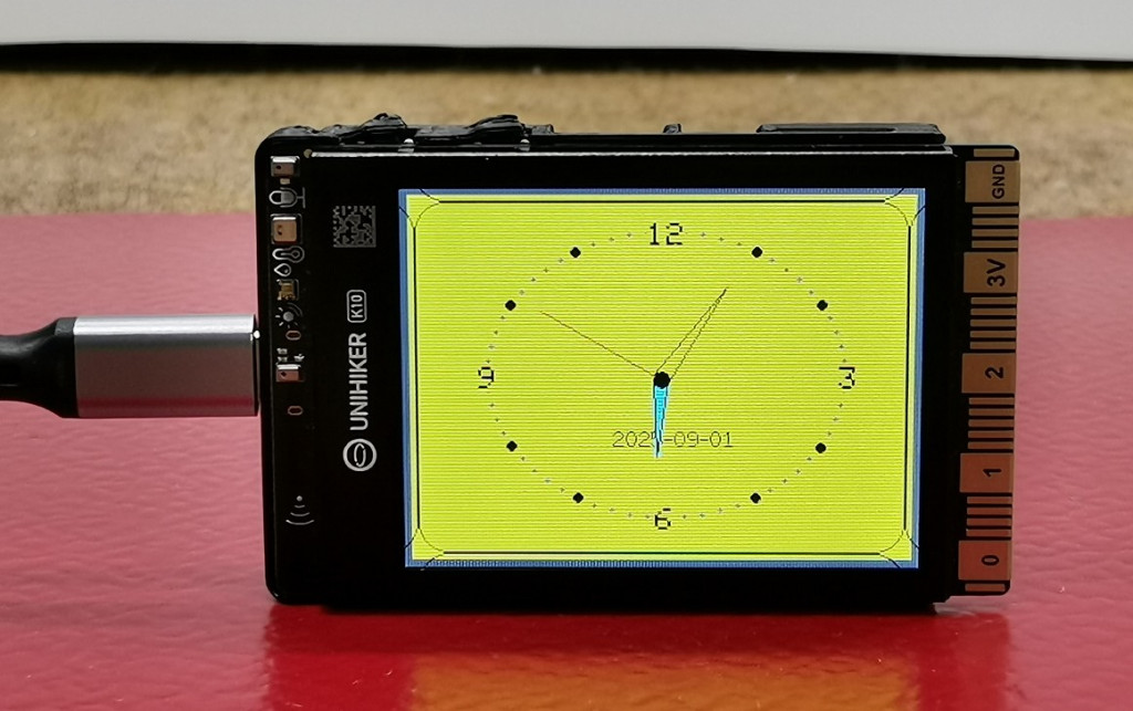Making a Retro Analog NTP Clock with Unihiker K10 - Arduino IDE ...