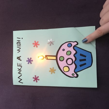 LET'S MAKE a PAPER CIRCUIT BIRTHDAY CARD
