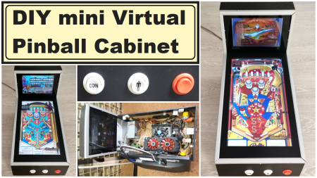 DIY Mini Virtual Pinball Cabinet
