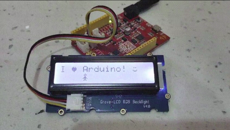 Using Grove LCD with RGB Backlight