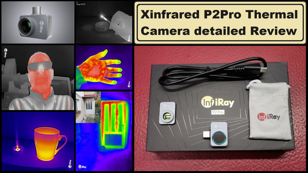 InfiRay P2 Pro Wärmebildkamera Für Android USB-C – 256x192, -20°C Bis 600°C, Nur 9g Vollmetall – Mit Makroobjektiv & 25Hz Bildrate