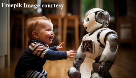 Baby monitor and care AI Robot