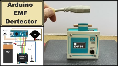 DIY Simple Arduino EMF (electromagnetic field)  Detector