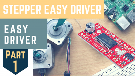 Control stepper motor with mobile | RaspberryPi | EasyDriver